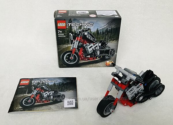 Конструктор Lego Technic 42132 Мотоцикл в ідеальному стані 
