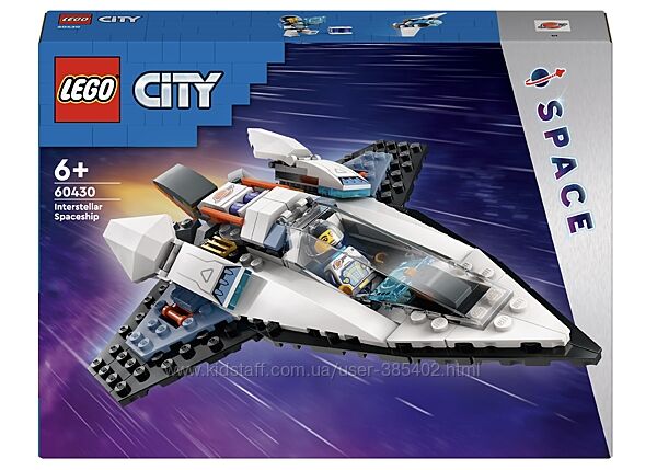Конструктор LEGO City 60430 Міжзоряний космічний корабель в ідеальному стан