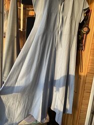Платье из льна новое, длинное, размер 50/52