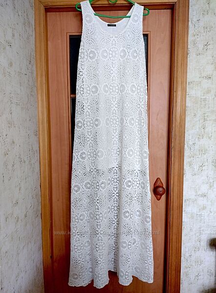 Платье сарафан гипюровое