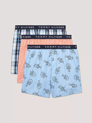 Чоловічі труси оригінал tommy hilfiger cotton classics slim fit boxer 3-pac