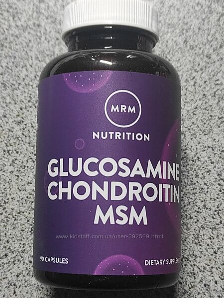 MRM глюкозамин с хондроитином и МСМ, 90капсул