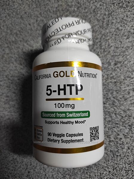 California Gold 5 HTP поддержка хорошего настроения 100 мг 90 шт на 3 мес