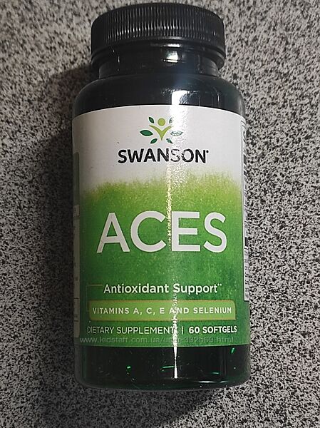 Swanson Витамины A, C, E и селен, 60 мягких таблеток на 2 мес приема
