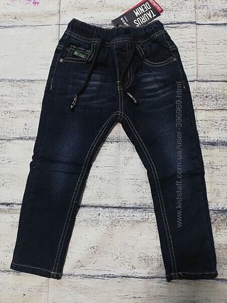 Утепленные джинсы для мальчиков 98-110
