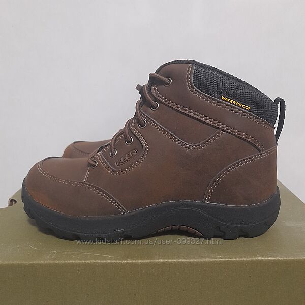 Кожаные ботинки, шкіряні черевики KEEN р. us1/eur32/20cm. Нові