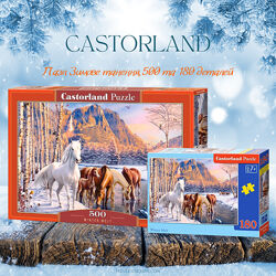 #1: Пазл лошади зимой