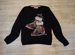M&s светер с паетками ковзанки
