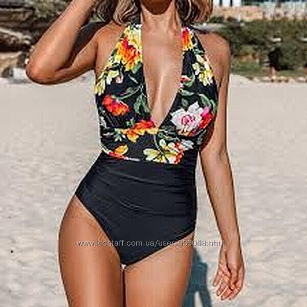 Купальник суцільний з утяжкою великого розміру