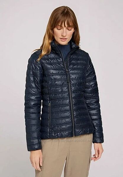 Куртка женская демисезонная стеганная синяя Tom Tailor размер М Распродажа