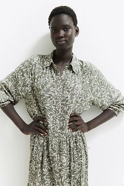 Сукня сорочка оверсайз міді HM  розміри С,