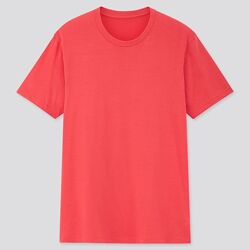 Футболочка из мягкого трикотажа dry crew neck short sleeve t-shirt uniqlo