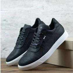 Мужские кожаные кроссовки кеды Puma . Чоловічі шкіряні кросівки кеди