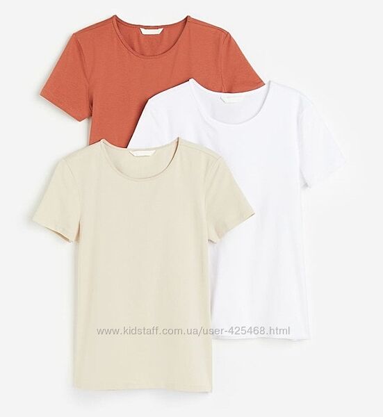  Жіночі футболки H&M, розмір XS
