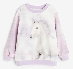 Плюшевий світшот для дівчинки H&M, 6-8, 8-10 років