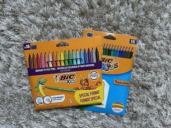 Набір Bic кольорові олівці та фломастери