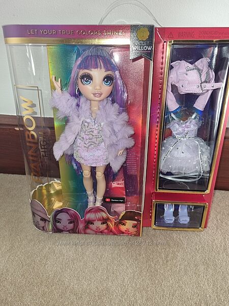 Кукла Rainbow High Вайлет Уиллоу Фиолетовая с аксессуарами  