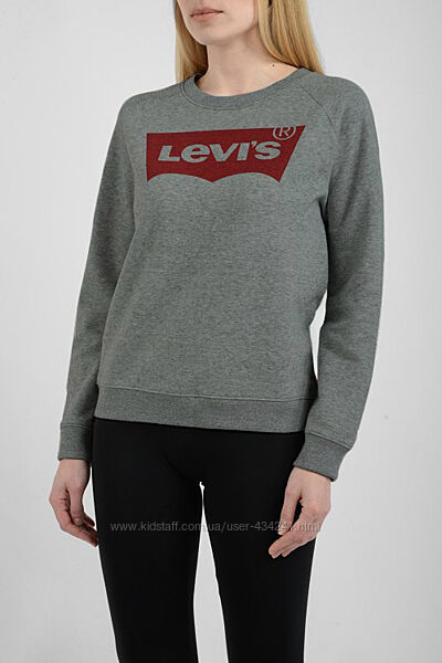 Жіночий меланжевий пуловер, світшот, кофта Levi&acutes, оригінал