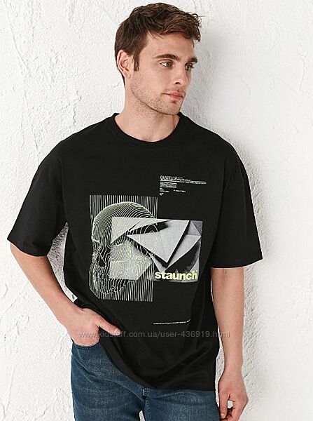 чорна чоловіча футболка LC Waikiki/ЛС Вайкікі Staunch. фірмова Туреччина