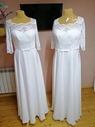 Белое вечернее платье для росписи , венчания 