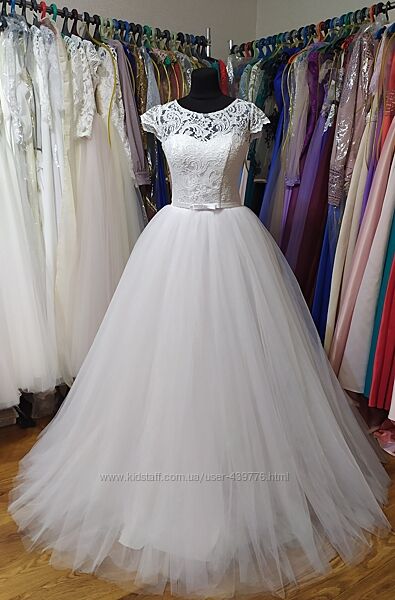  Нежное пышное свадебное платье 58 и 60 размера