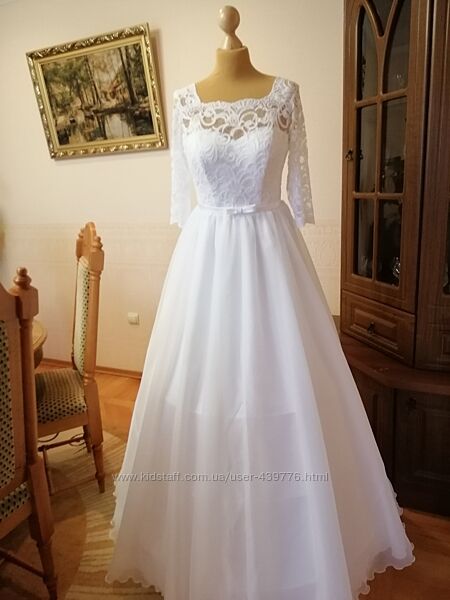 Белое платье для венчания, росписи в ЗАГСе, свадьбы 