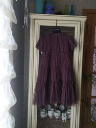 шикарный комплект платье и кардиган Pomp de Lux