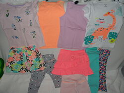 Наша летняя одежда Carters, TU, Mothercare 3-4 года.