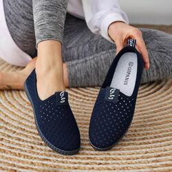 Мокасини жіночі текстильні від українського виробника Гіпаніс