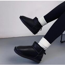 Угги міні натуральні низька підошва 