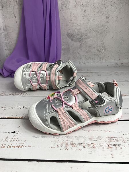 Босоніжки дитячі для дівчаток Jong Golf Сірий 376