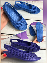 Сандалі дитячі на дівчинку EVA Sanlin Синій Фіолетовий 166