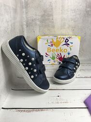 Легкі, стильні та закриті туфлі-кросівки для дівчаток Beeko 37р - 23,5 см