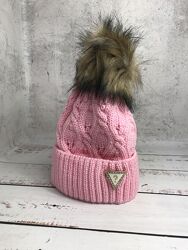 Шапка дитяча для дівчаток Shela 46-50р Рожевий 484