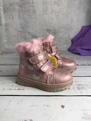 Класні, ніжні та теплі дитячі зимові чобітки для дівчаток бренду Clibee