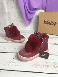 Чарівні, неймовірно милі та теплі дитячі зимові чоботи для дівчаток Weestep