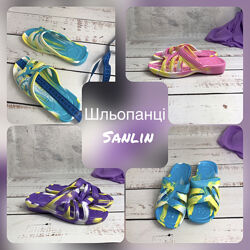 Шльопанці дитячі для дівчинки Sanlin різнокольоровий 1008/1009/1010/1011