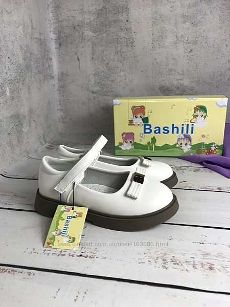 Туфлі дитячі для дівчинки Bashili Білий 760