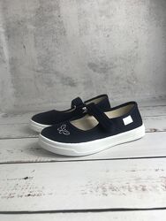 Капці дитячі текстильні для дівчинки Waldi Темно-синій 149