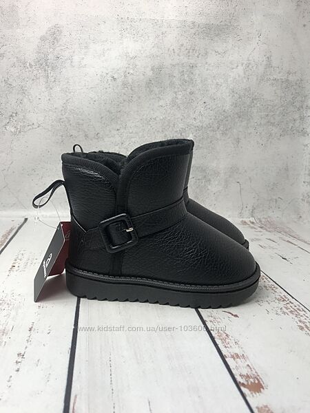 Дитячі зимові уггі Apawwa Чорний 1016