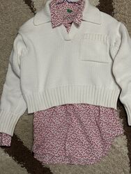 Светр Primark pp. XS-S oversize  сорочка Benetton pp. M