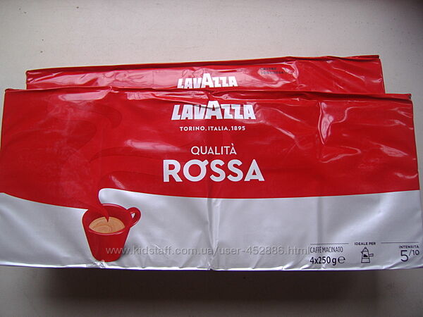 Кофе молотый LAVAZZA Qualita Rossa 250г. Италия