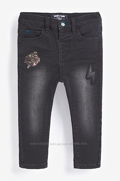 Стильные джинсы с аппликацией NEXT 