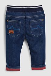 Джинсы next с контрастным отворотом 98, 104