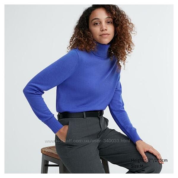 Гольф 100 вовна мериноса Uniqlo