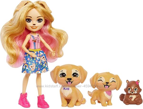 Сім&acuteя золотистого ретривера Family Toy Set, Gerika Golden Retriever Doll 