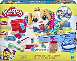 Ігровий набір прийом у ветеринара Play-Doh Care n Carry Vet Playset песик