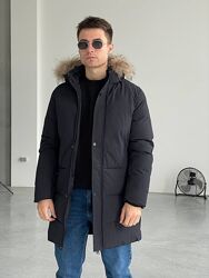 Чоловіча тепла куртка  з капішоном  адр