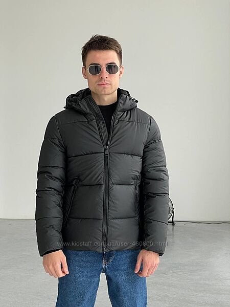 Чоловіча зимова коротка куртка адр до 6хл