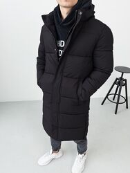 Чоловіча зимова подовжена теплюща куртка  адр
